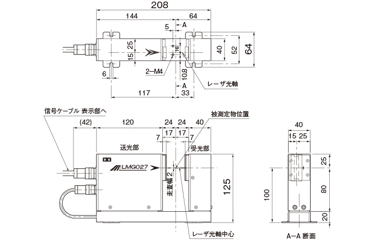 LMG027外形寸法図